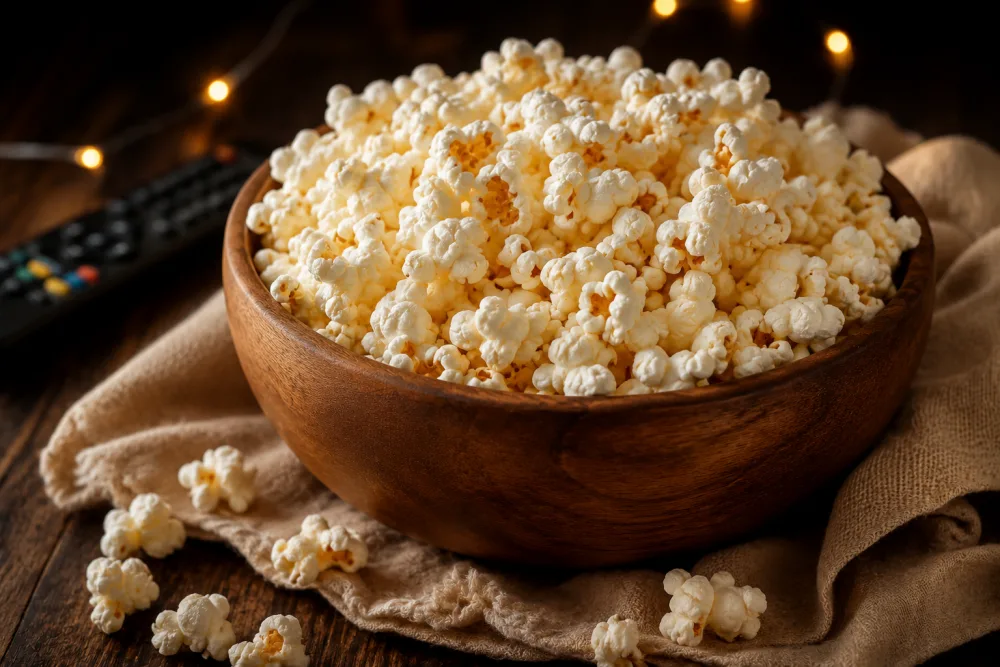 Pipoca para maratonar séries