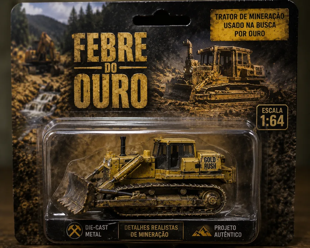 Trator da Febre do Ouro (escala 1:64)
